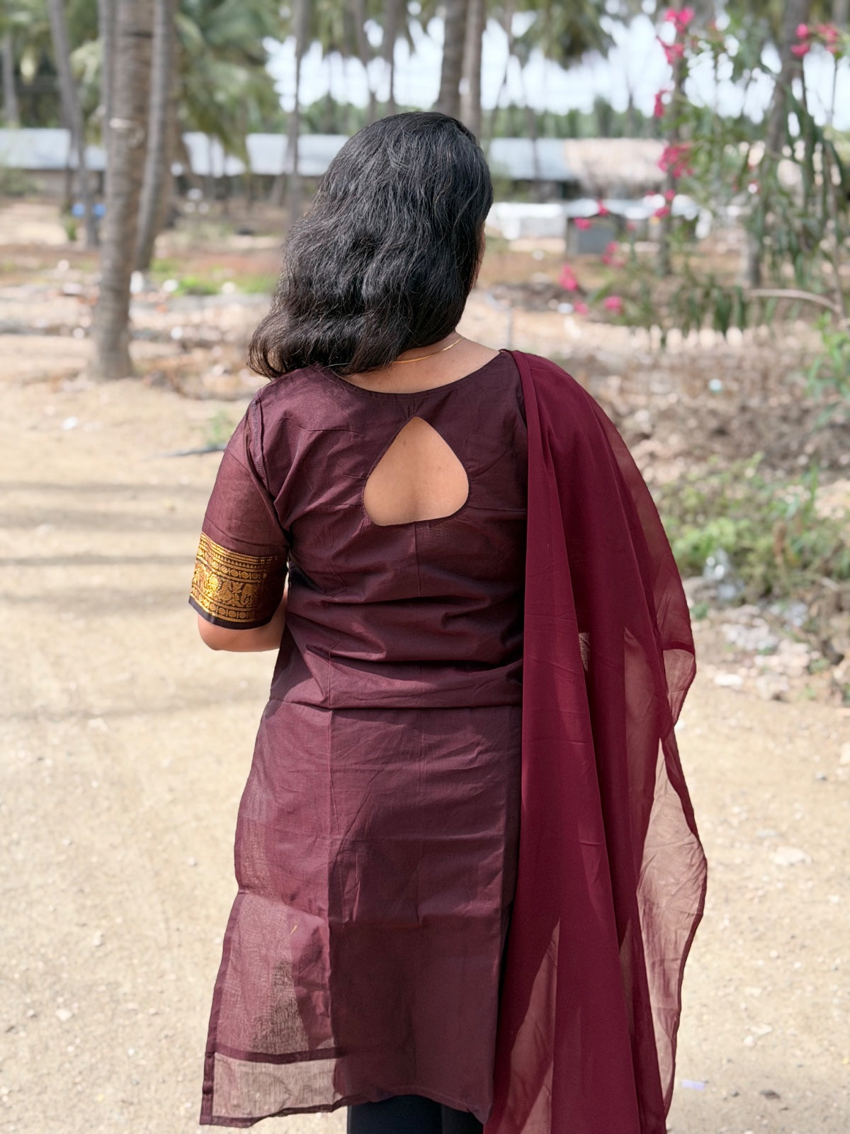 Cotton Kurti and  Dupatta  CK179