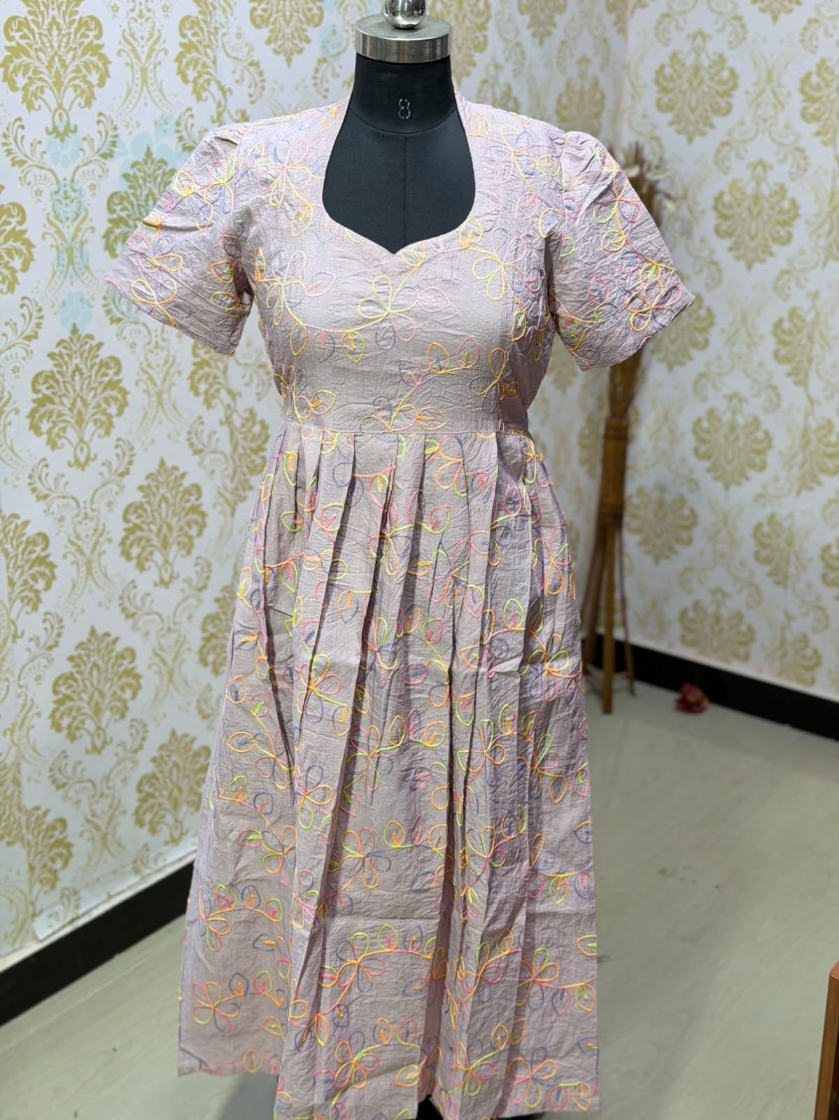 Premium Cotton Frock - CFF225