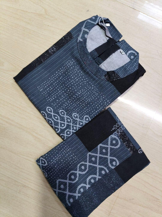 Premium Cotton A Line Kurti  VP74 (Sleeve Attached Inside)