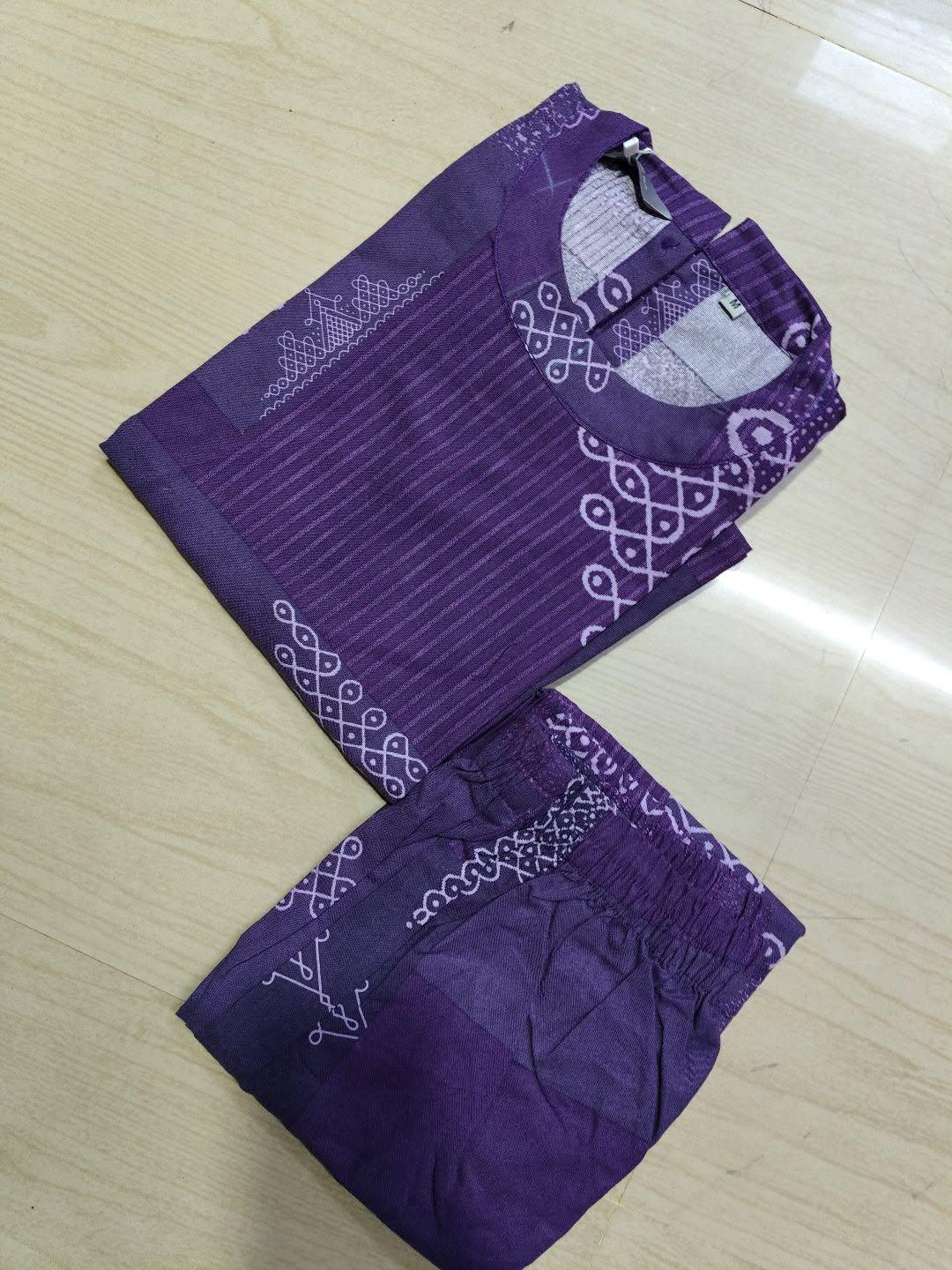 Premium Cotton A Line Kurti  VP75 (Sleeve Attached Inside)
