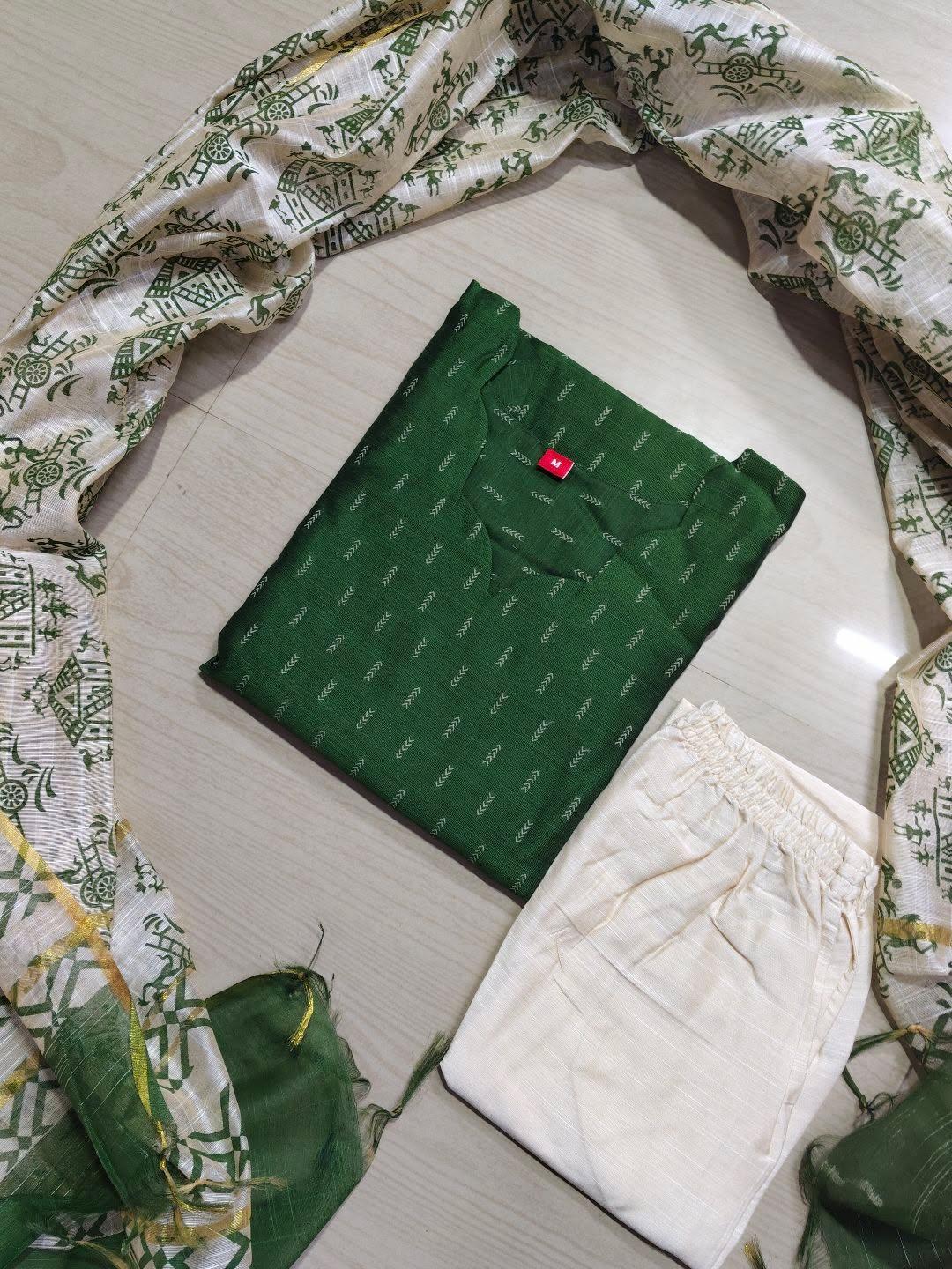 Raw Silk Kurti  Set EW101