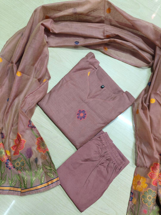 Premium Jamdani Kurti  Set EW103