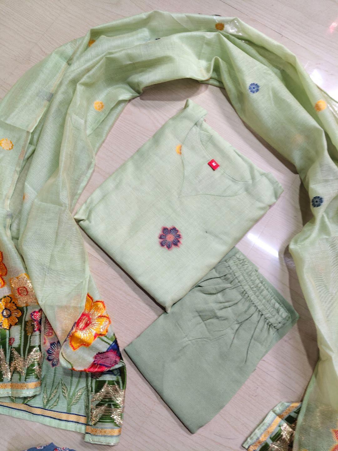 Premium Jamdani Kurti  Set EW104