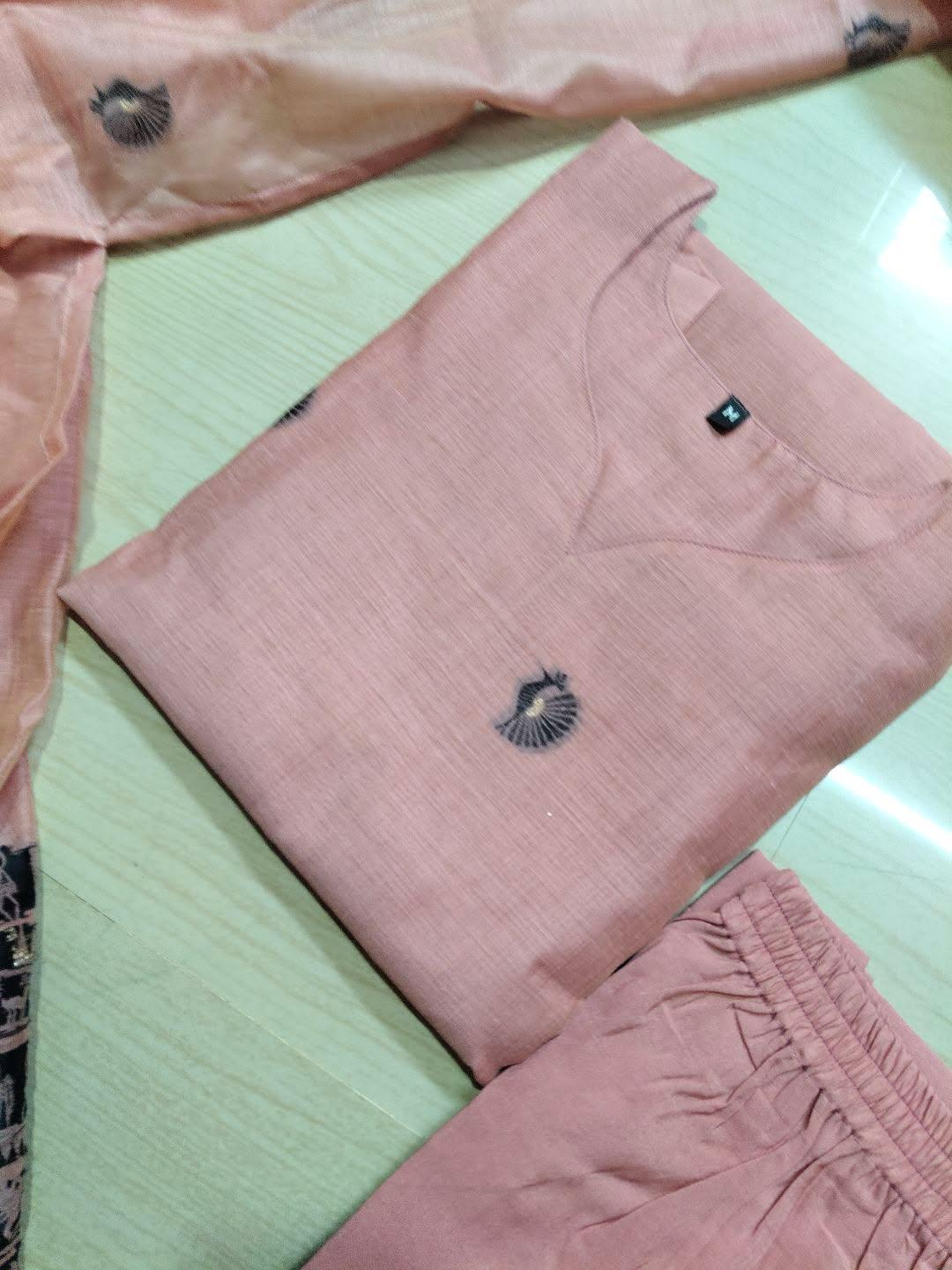 Premium Jamdani Kurti  Set EW106
