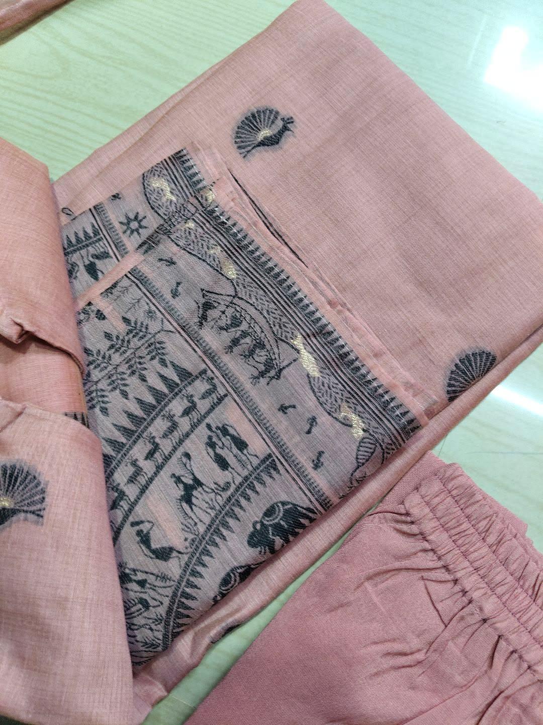 Premium Jamdani Kurti  Set EW106