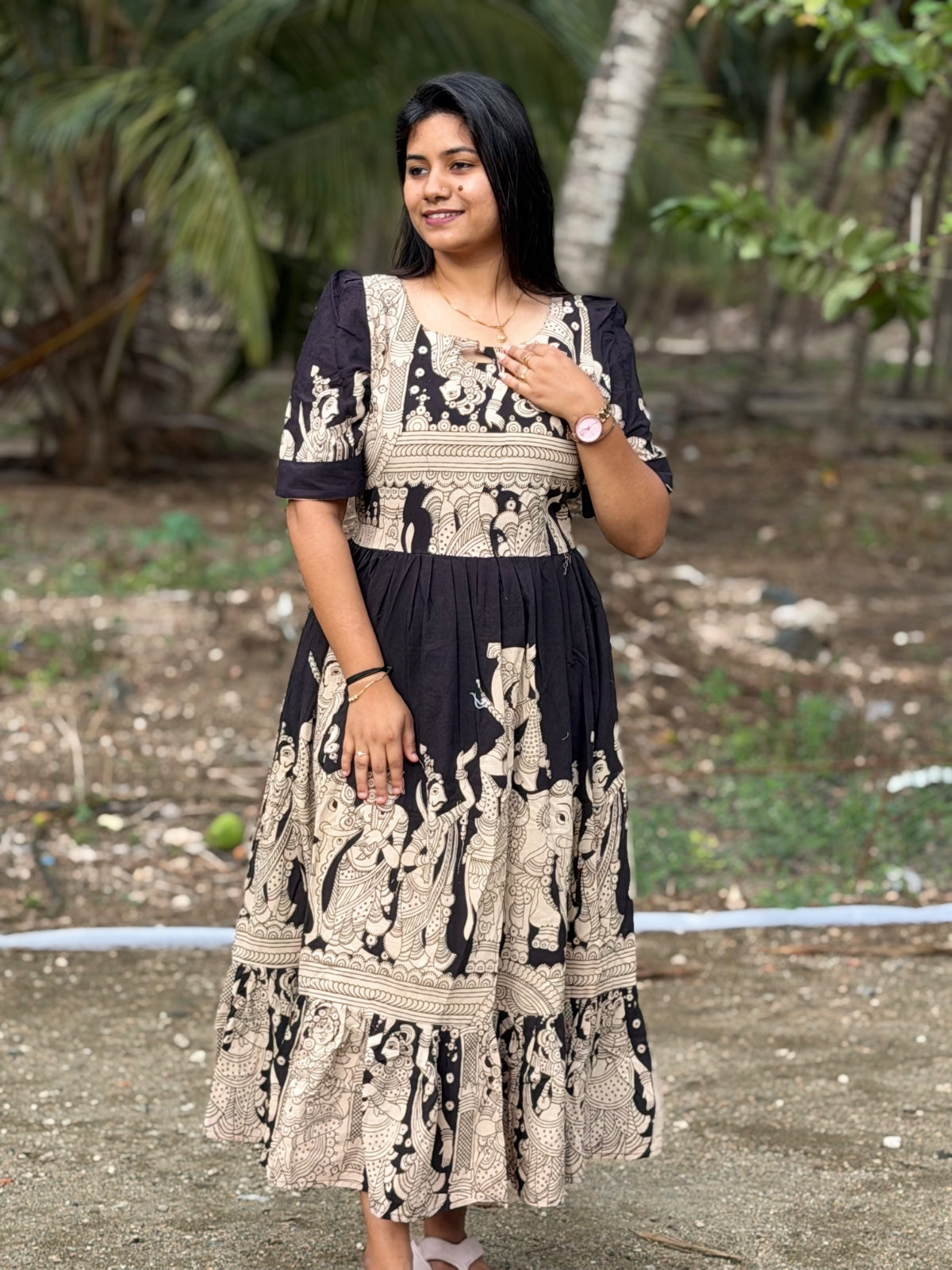 Kalamkari Frock KF29