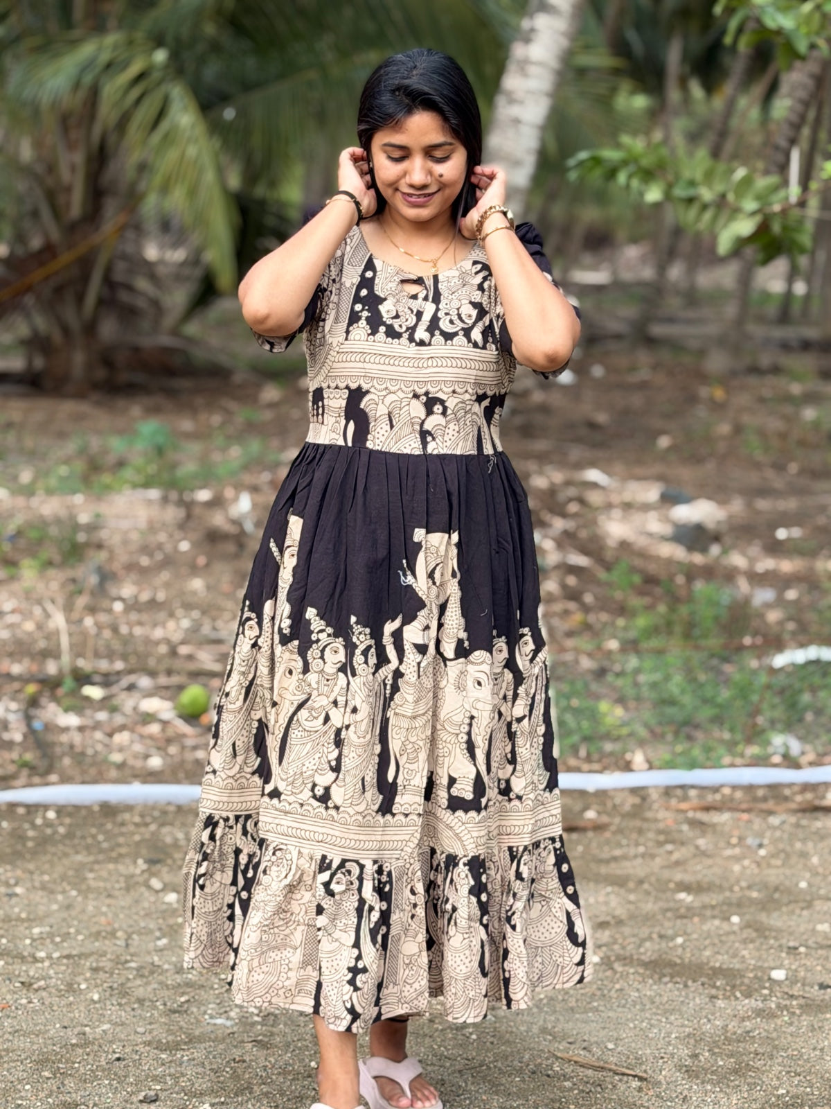 Kalamkari Frock KF29