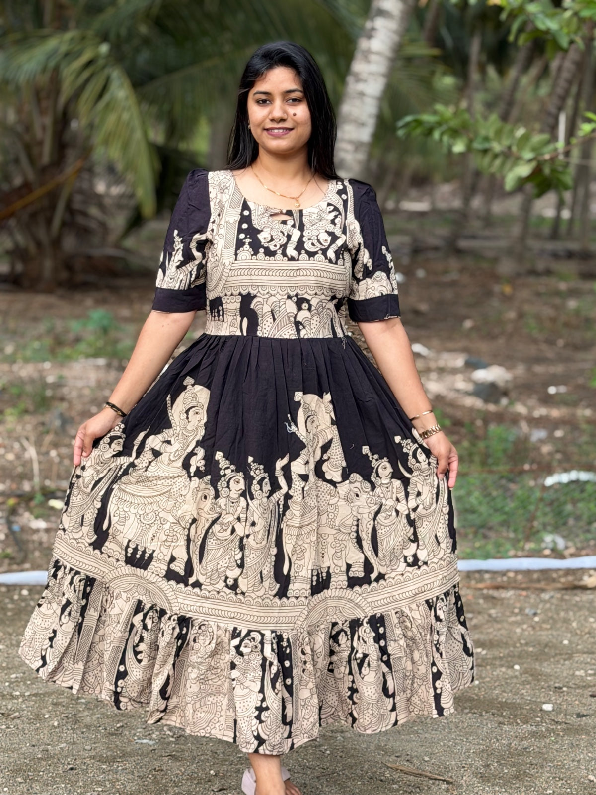 Kalamkari Frock KF29