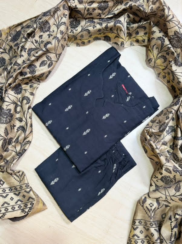 Raw Silk Kurti  Set EW162
