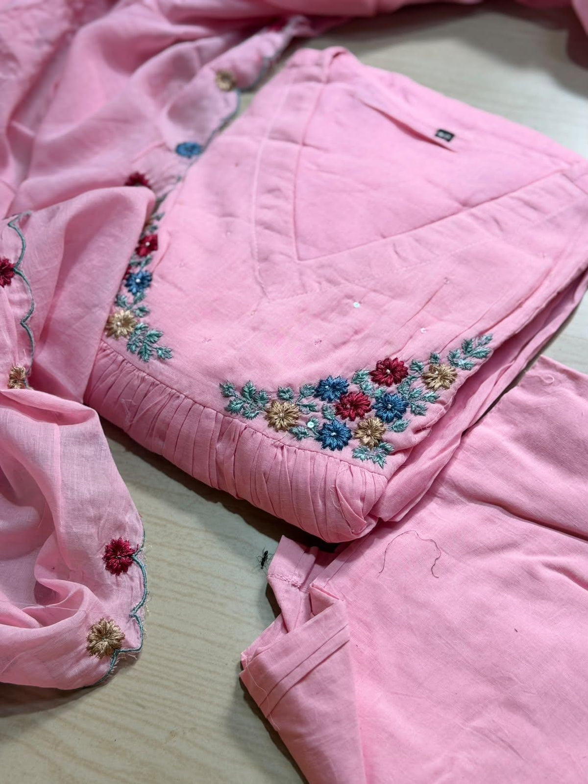Cotton Floral Anarkali - CA68