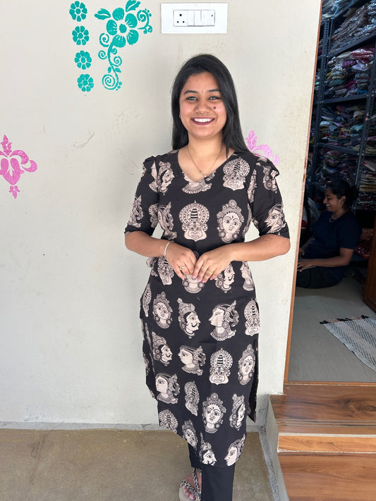 Kalamkari Kurtis KK15