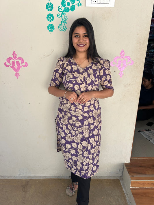 Kalamkari Kurtis KK02