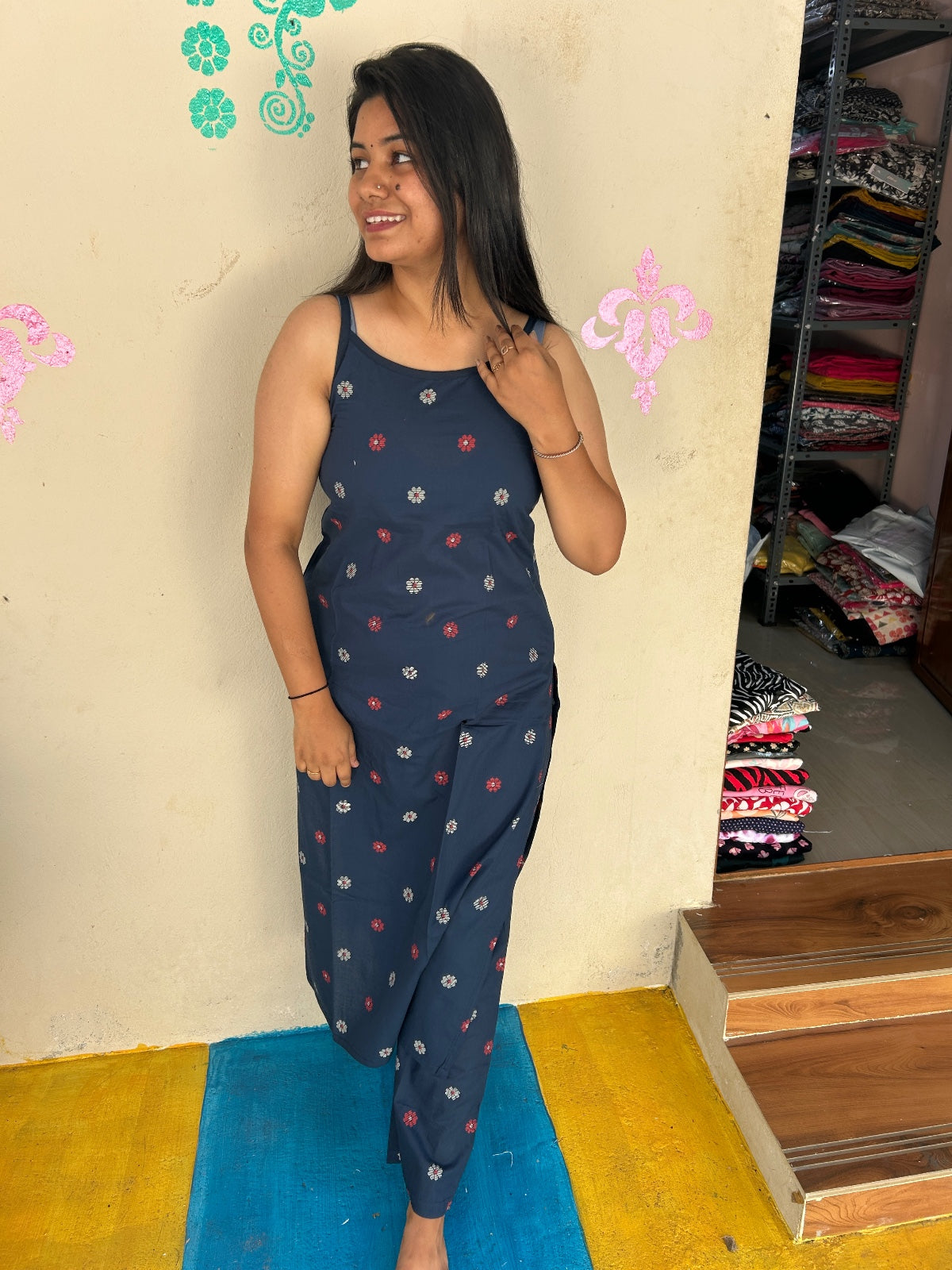 Sleeveless Kurthi with pant - SC05
