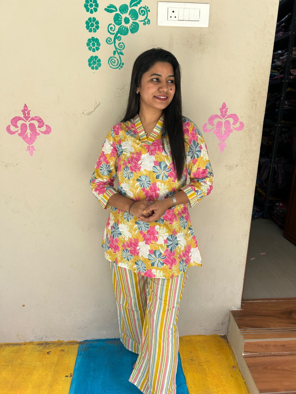 Cotton  Co-ord Sets ( night suits )  NSC185