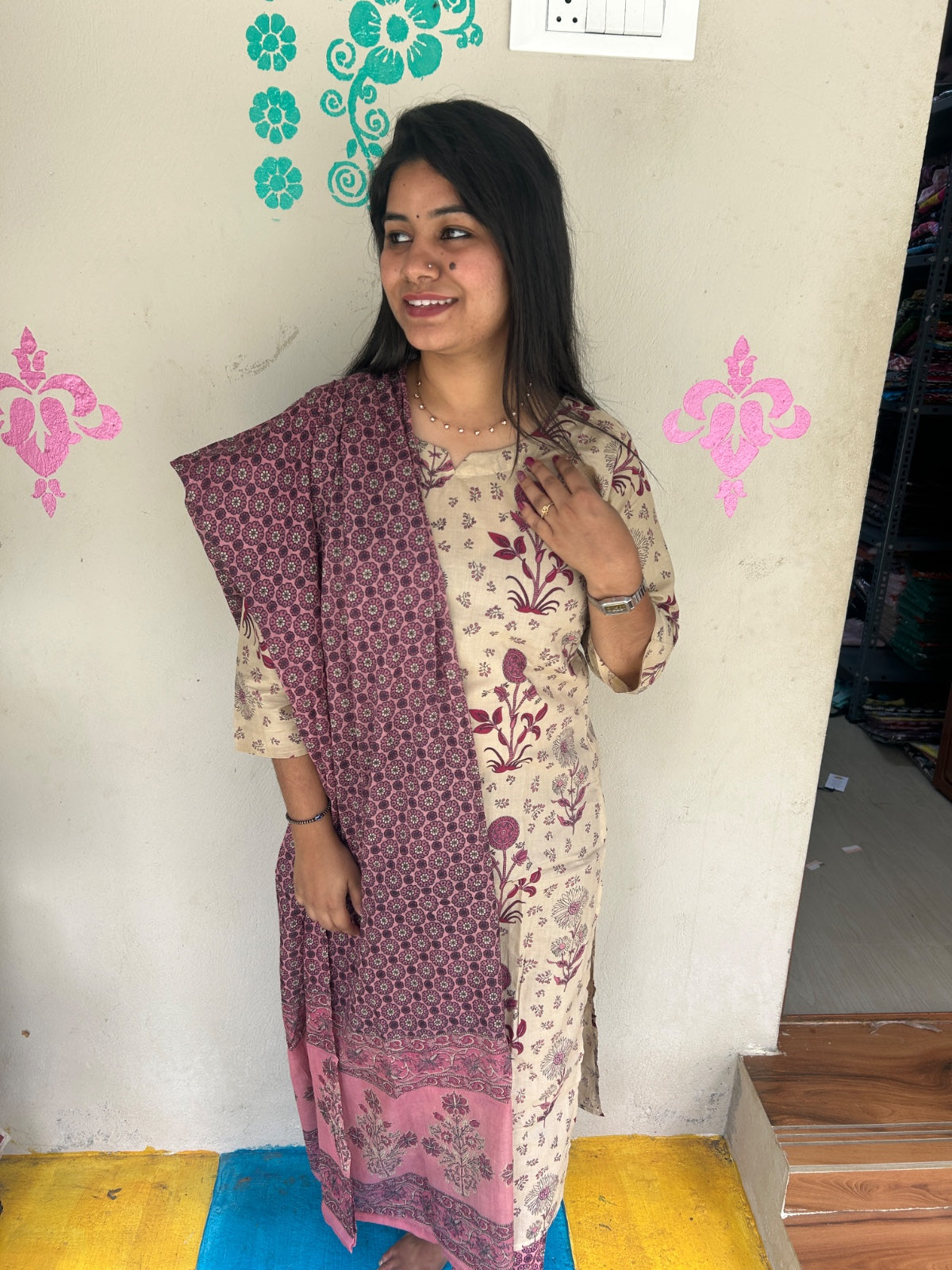 Petals Dupatta Sets - FDS122