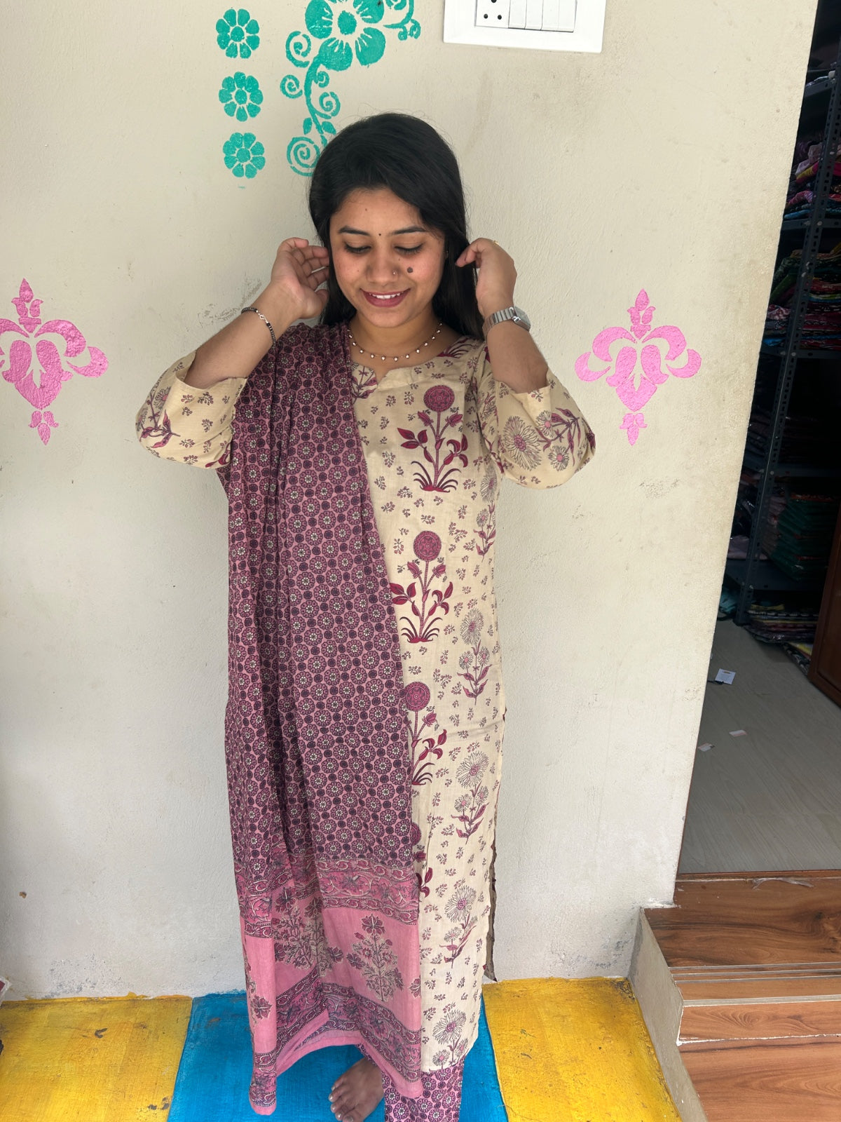 Petals Dupatta Sets - FDS122