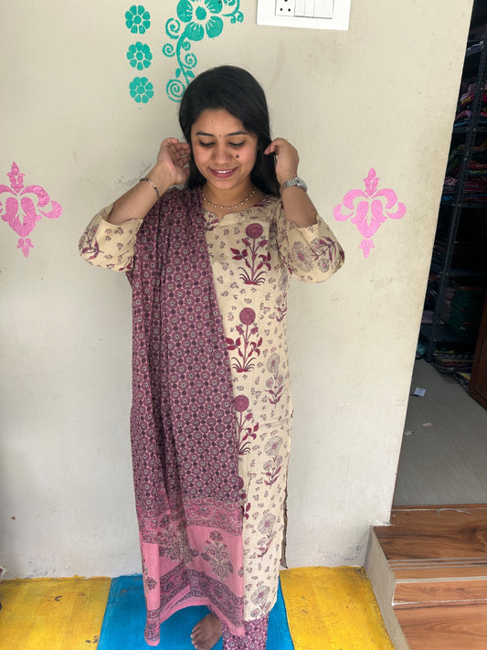 Petals Dupatta Sets - FDS122
