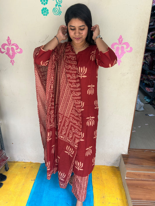 Petals Dupatta Sets - FDS127