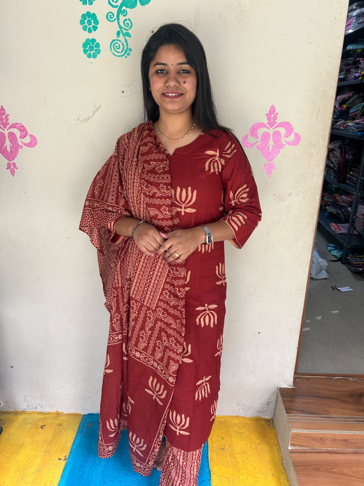 Petals Dupatta Sets - FDS127