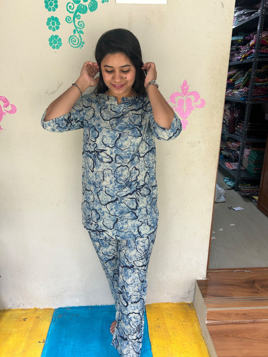 Cotton  Co-ord Sets ( night suits )  NSC210