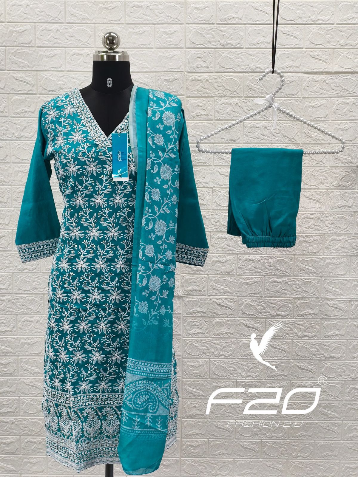 shiny dupatta set SSD15