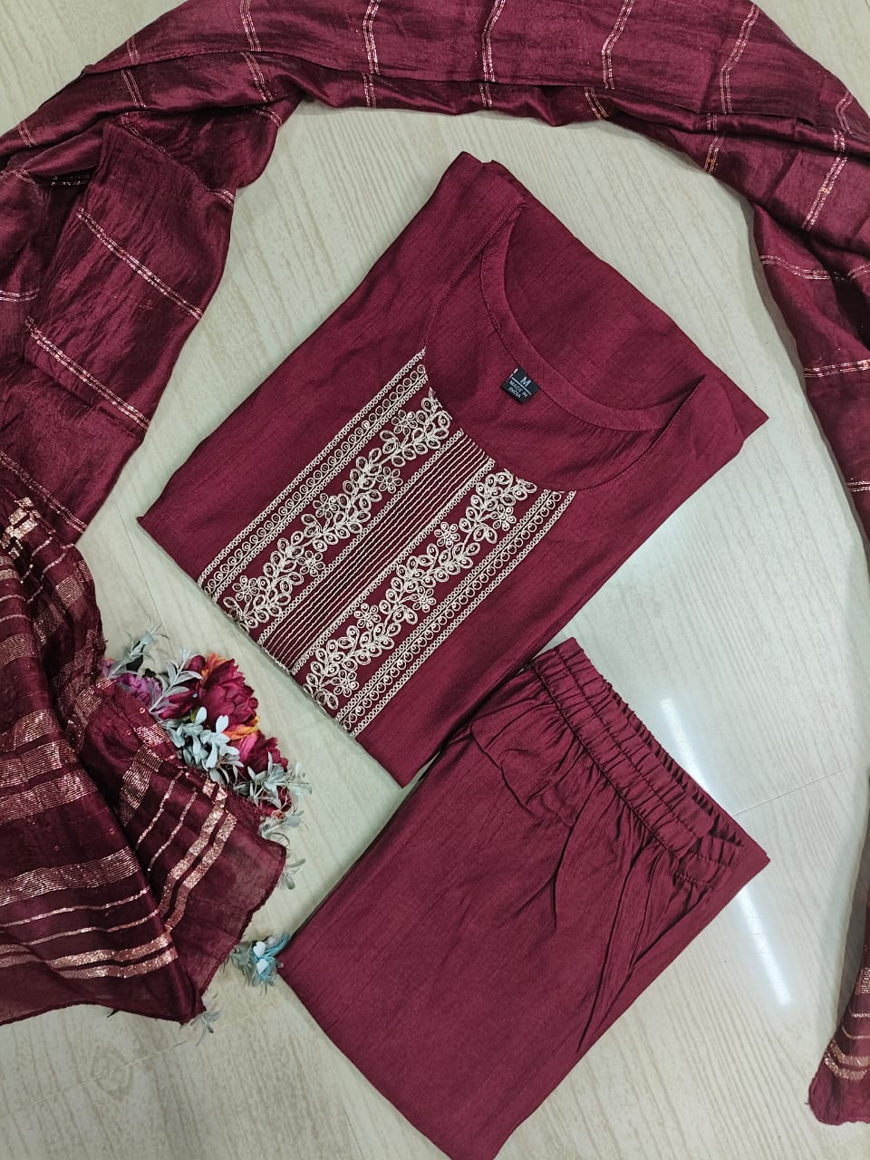 Premium Shiny Vetican Silk Kurti - SVK26