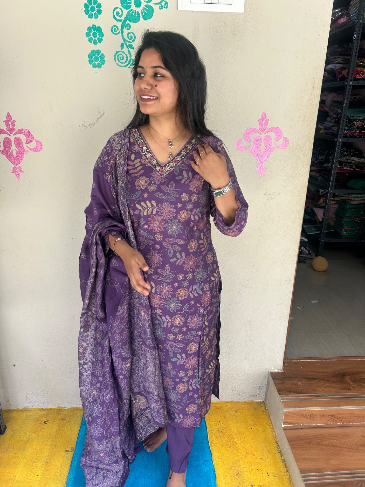 Premium Modal Chanderi Silk Kurti - CSK26