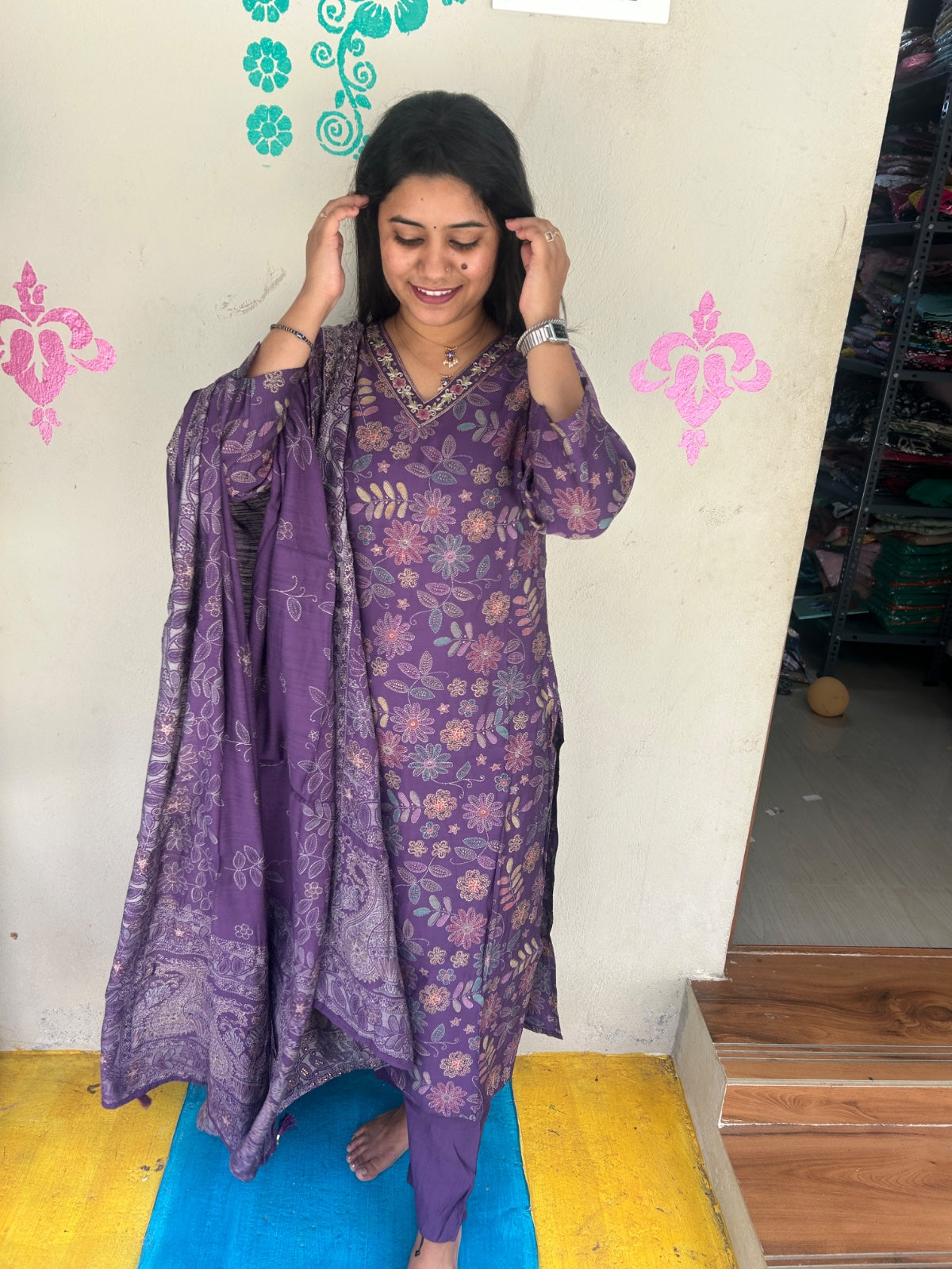 Premium Modal Chanderi Silk Kurti - CSK26