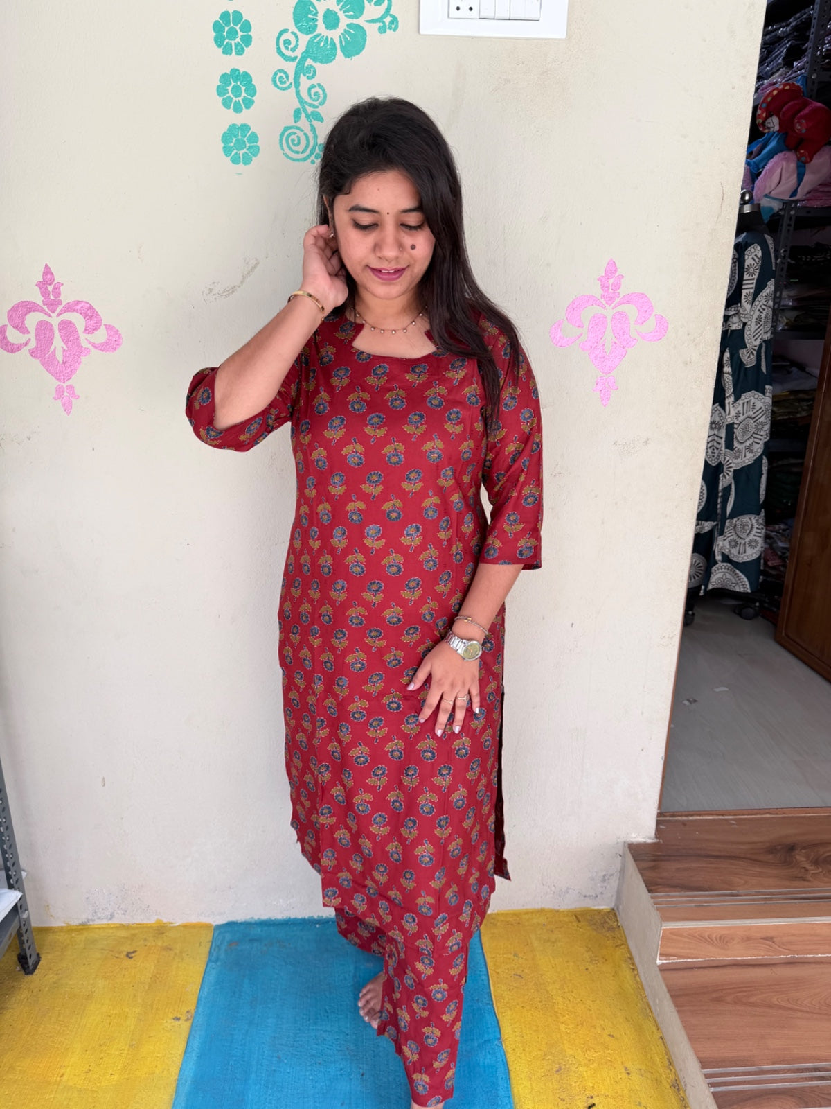 Cotton Capsule Kurti - PK235