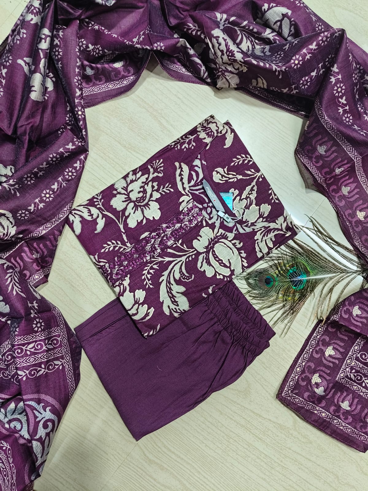 Premium Shiny Vetican Silk Kurti - SVK41