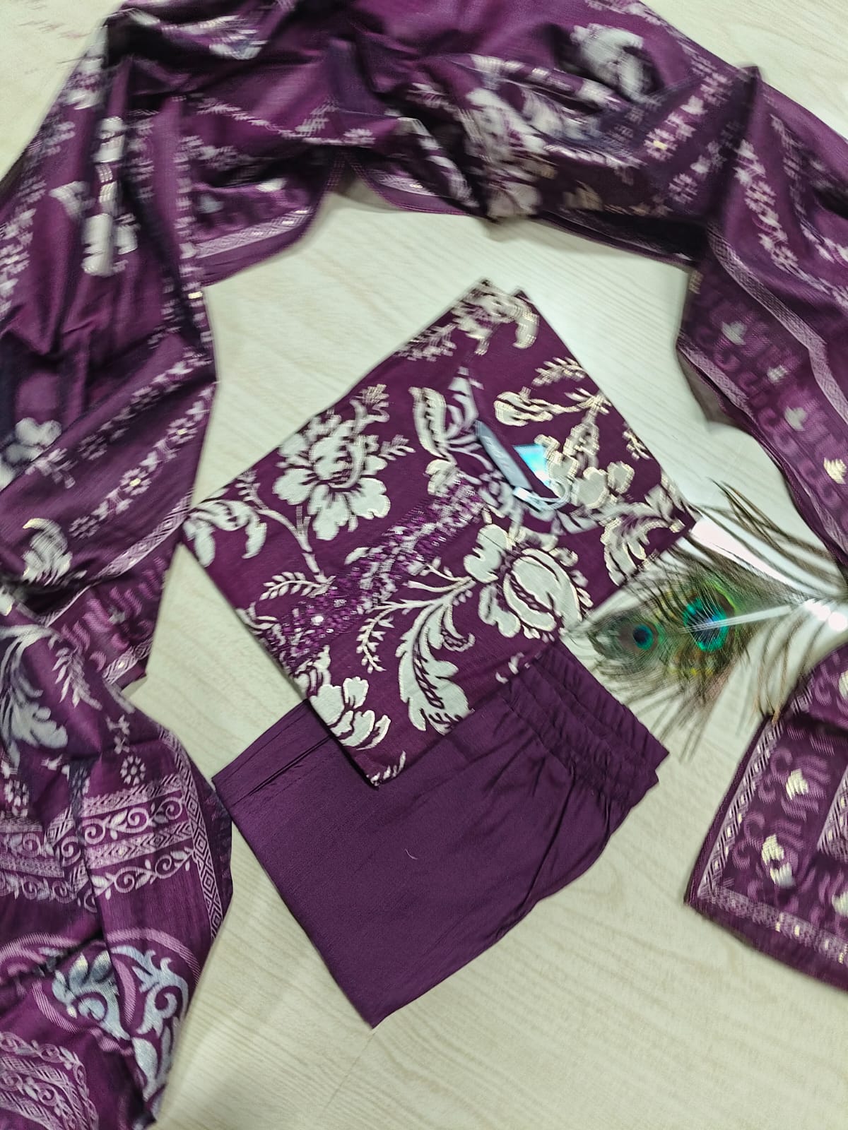 Premium Shiny Vetican Silk Kurti - SVK41