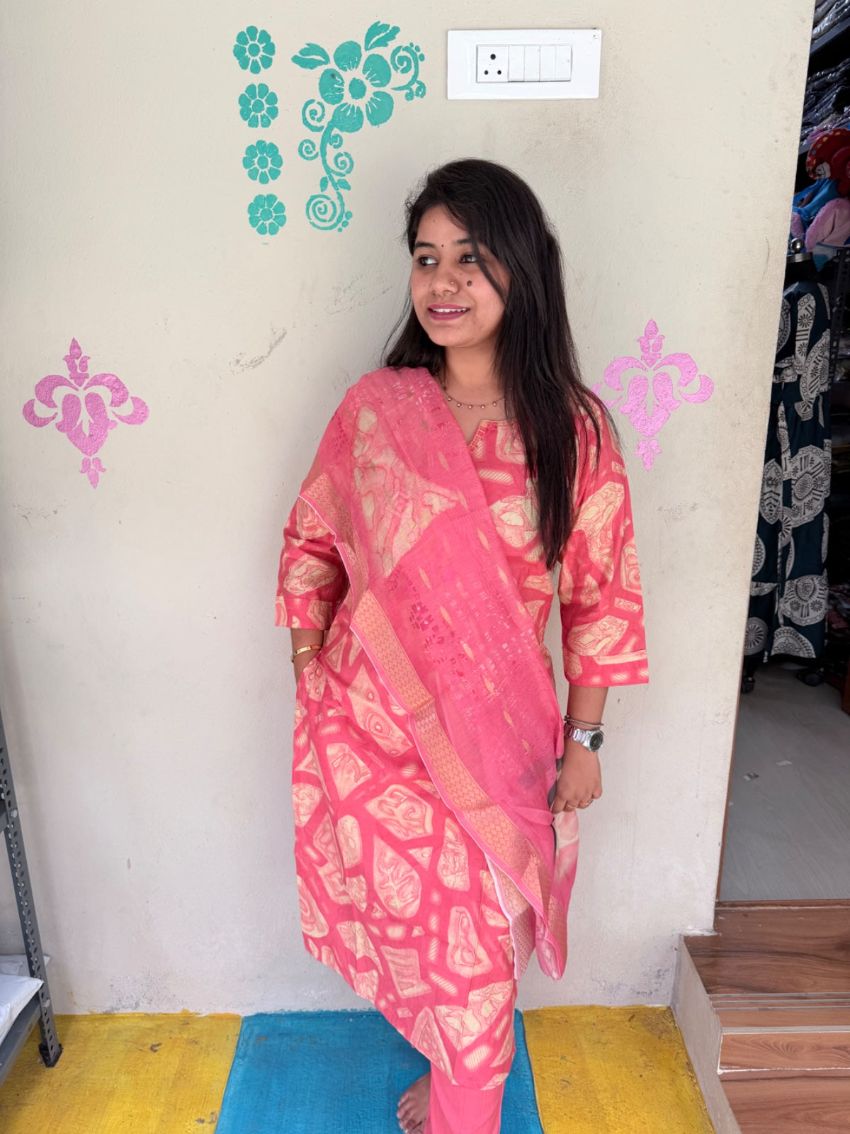 Premium Shiny Vetican Silk Kurti - SVK49