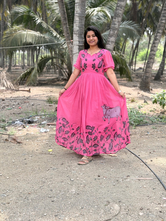 Georgette Floral Frock GFF28