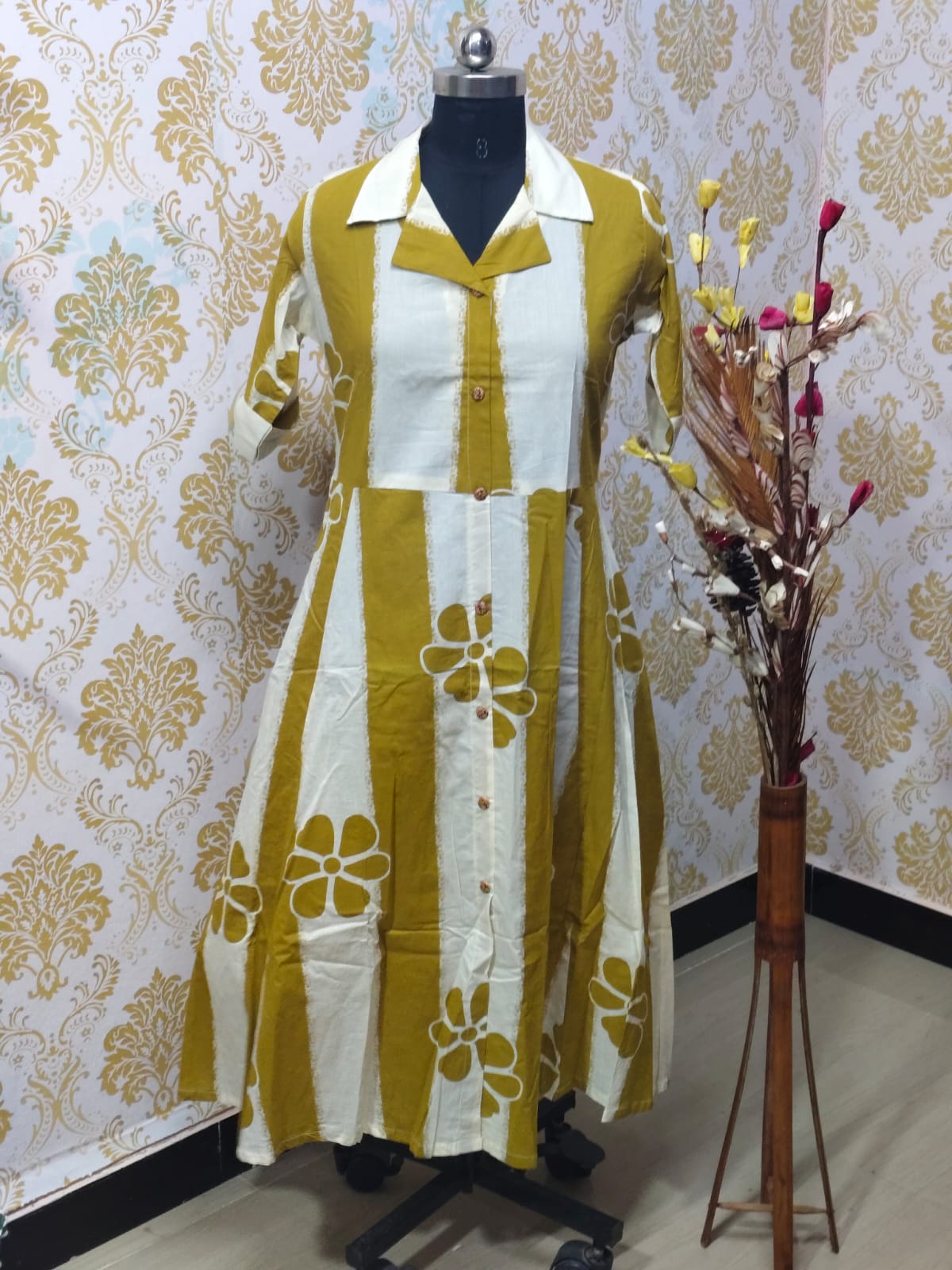 Cotton collar neck Frock  CCF33