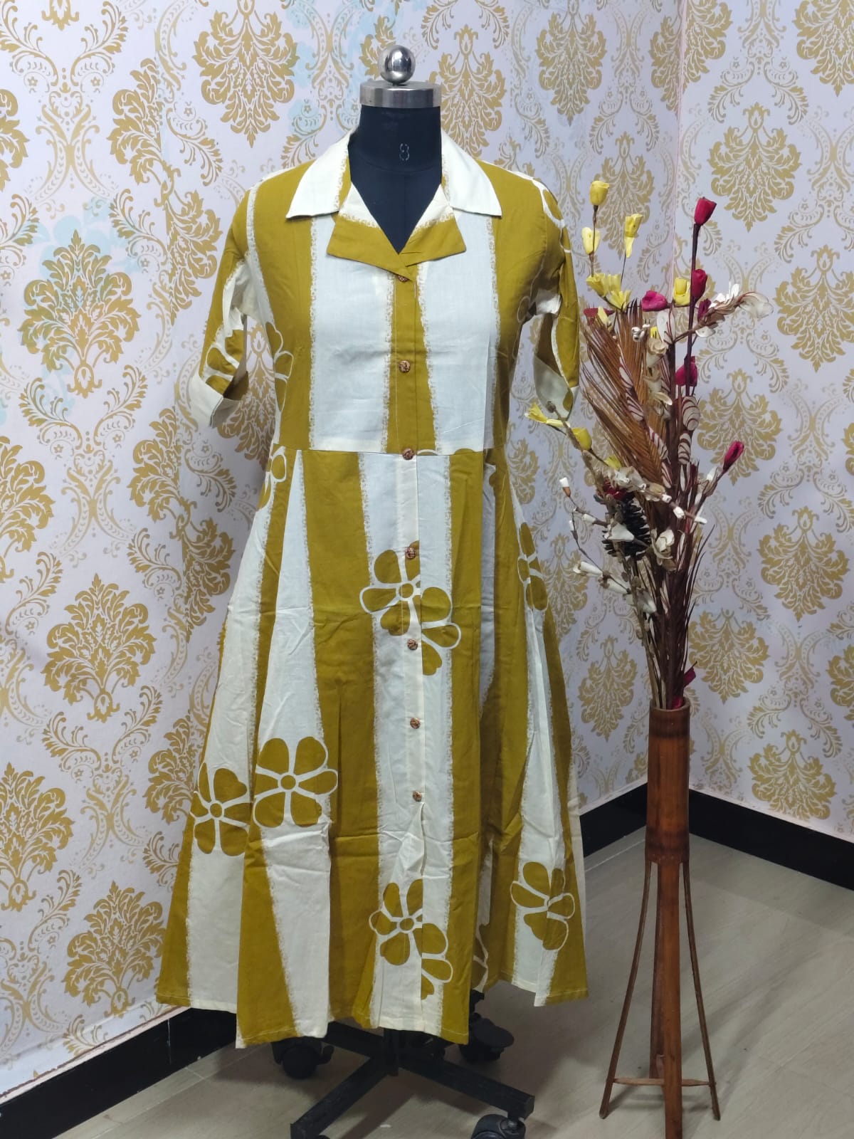 Cotton collar neck Frock  CCF33