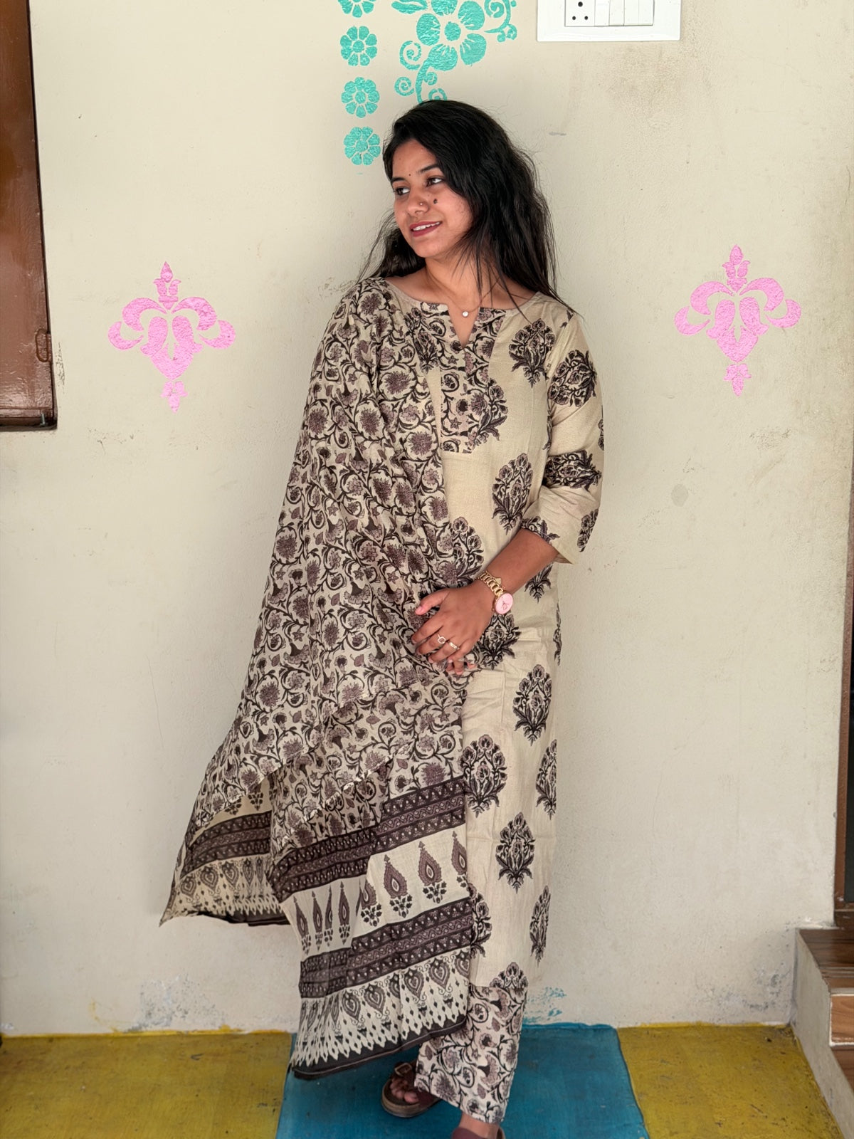 Petals Dupatta Sets  FDS260
