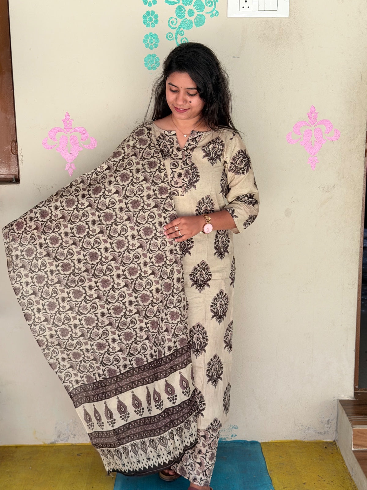 Petals Dupatta Sets  FDS260