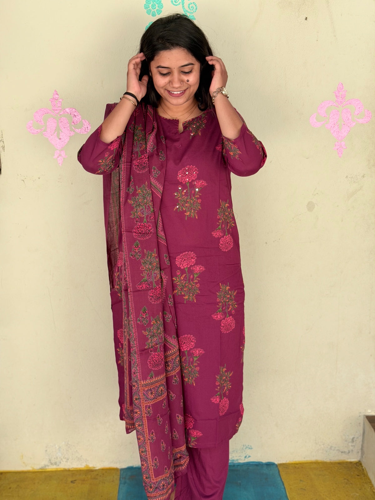 Budgeted Cotton 3 Piece Set - BC65