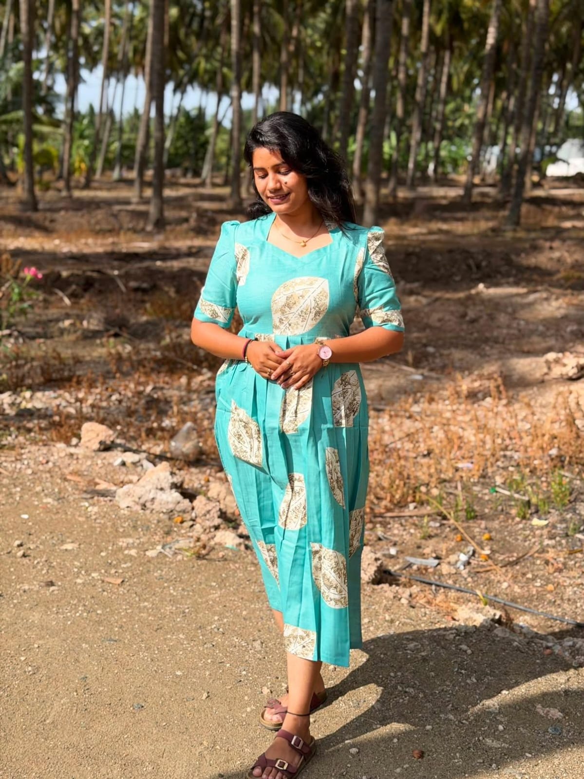 Cotton Floral  Maxi CFF163