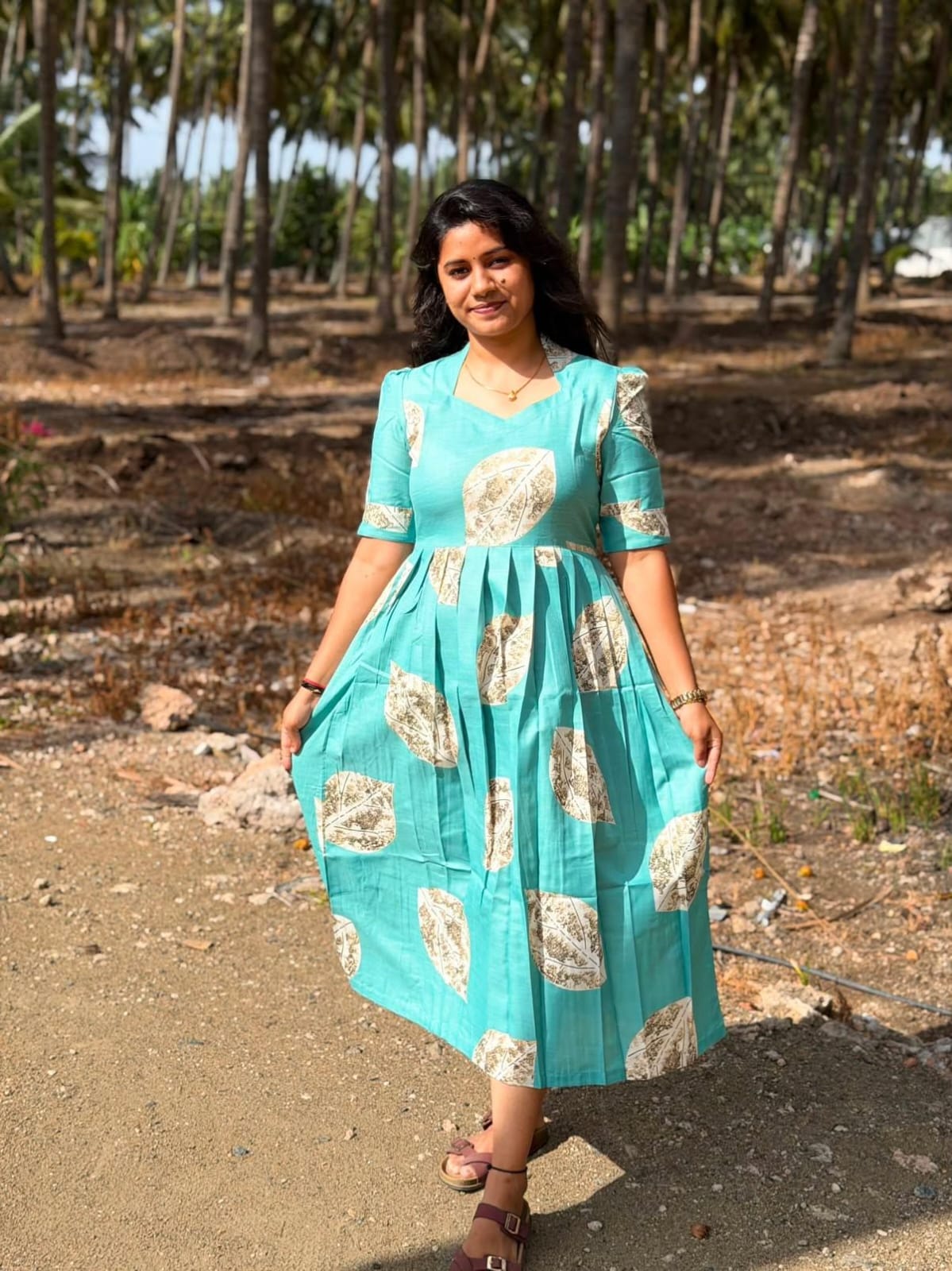 Cotton Floral  Maxi CFF163