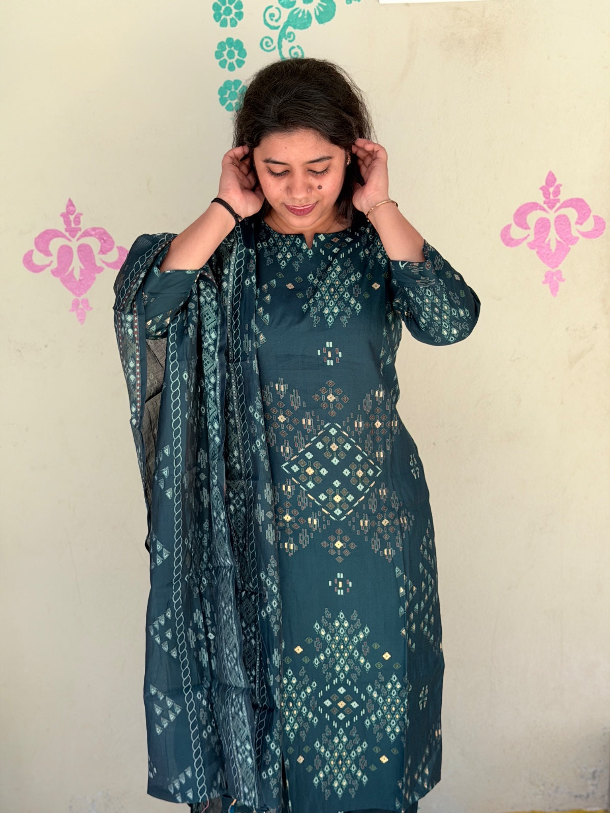 Premium Shiny Vetican Silk Kurti  SVK10
