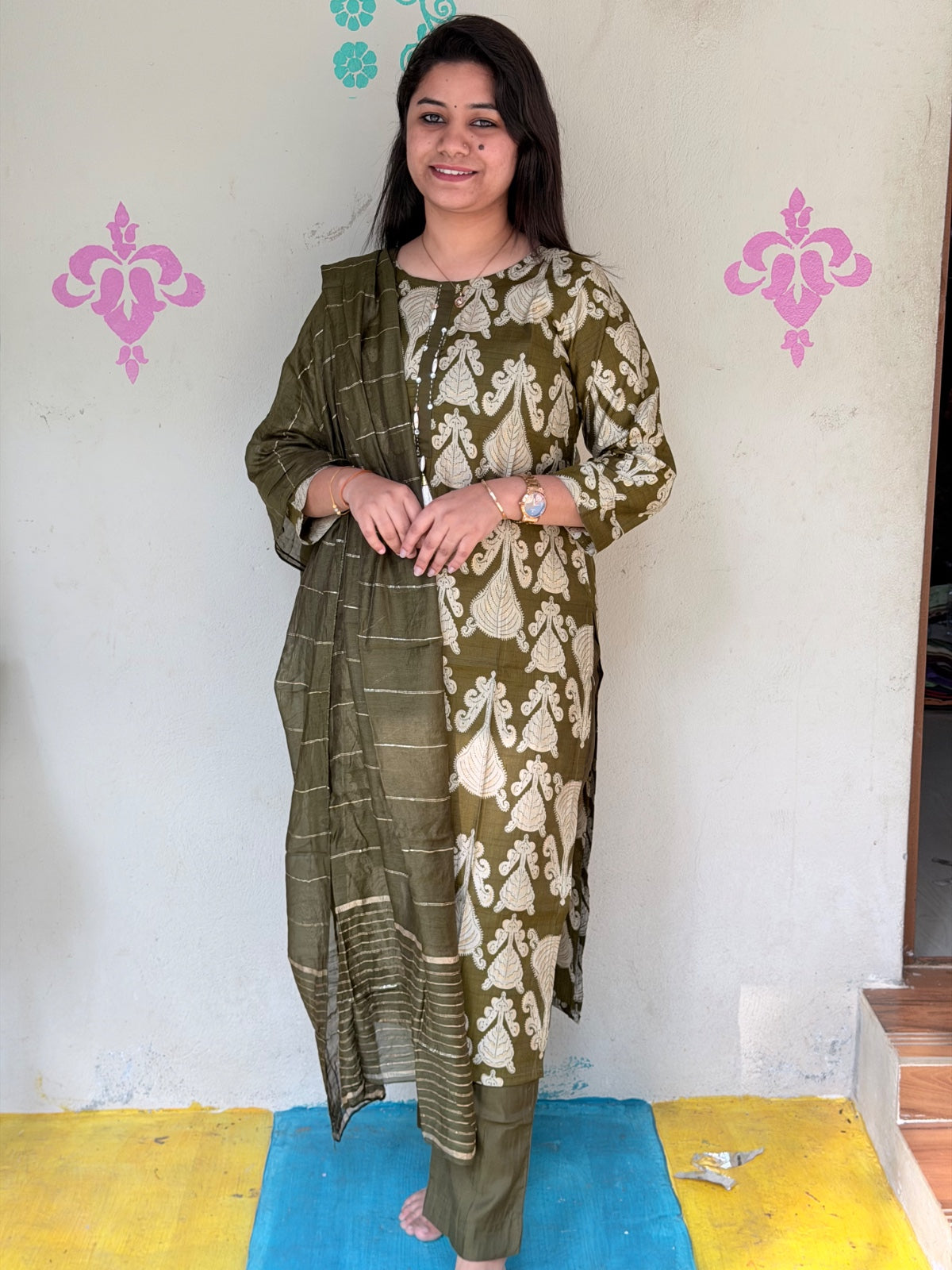 Premium Shiny Vetican Silk Kurti  SVK11