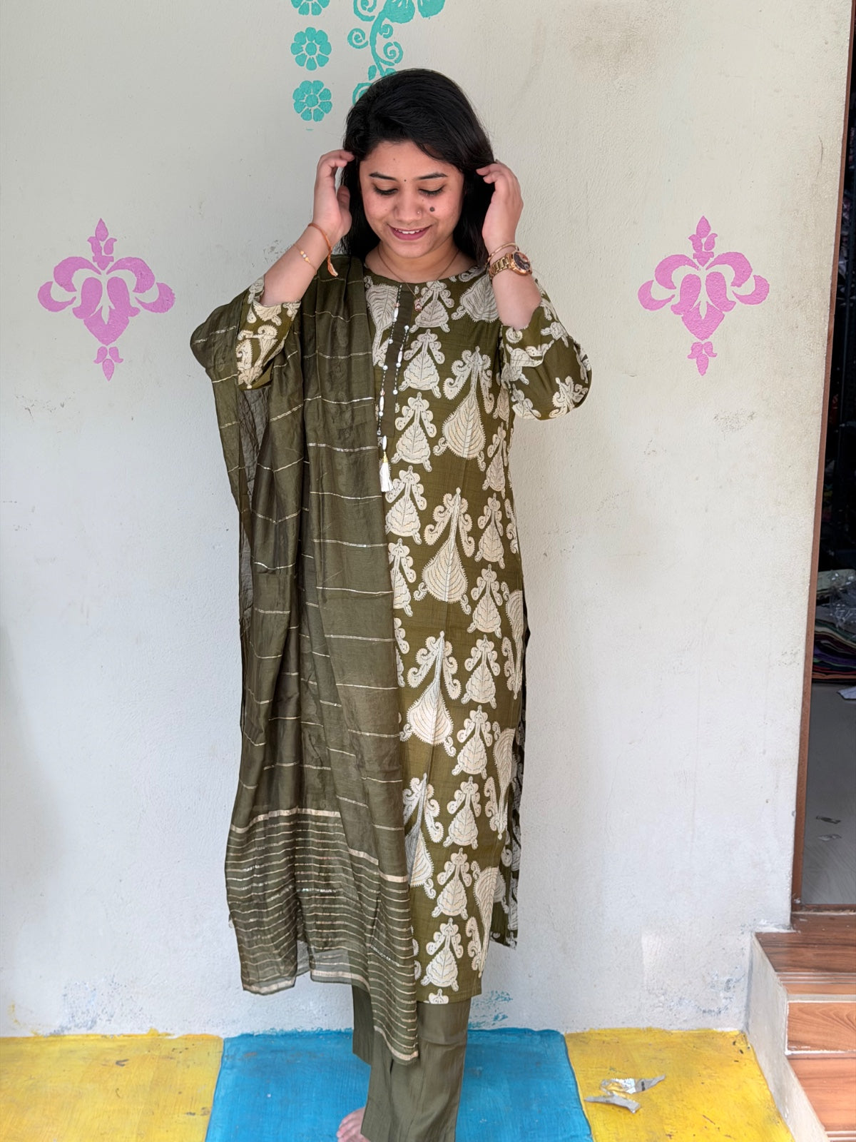 Premium Shiny Vetican Silk Kurti  SVK11