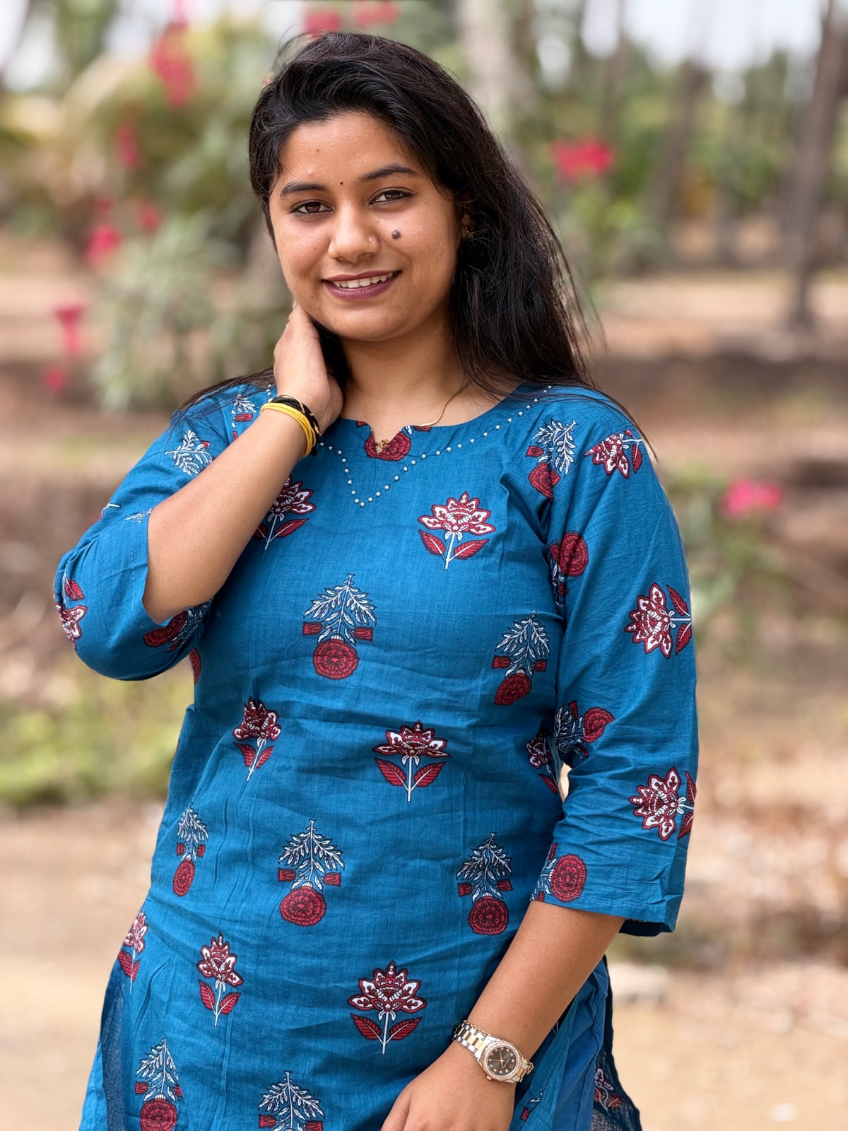 Jaipur Cotton Kurti with Pant  JCK31 (Check Our Size Chart Before Placing the Order)