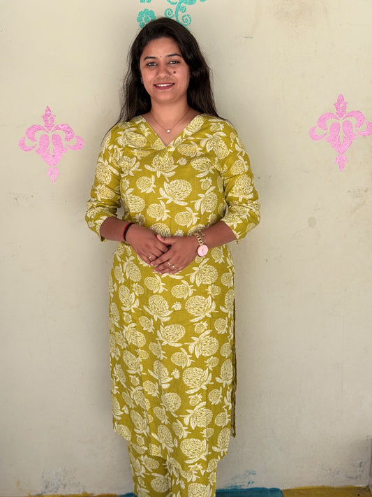 Cotton Capsule Kurti  PK290