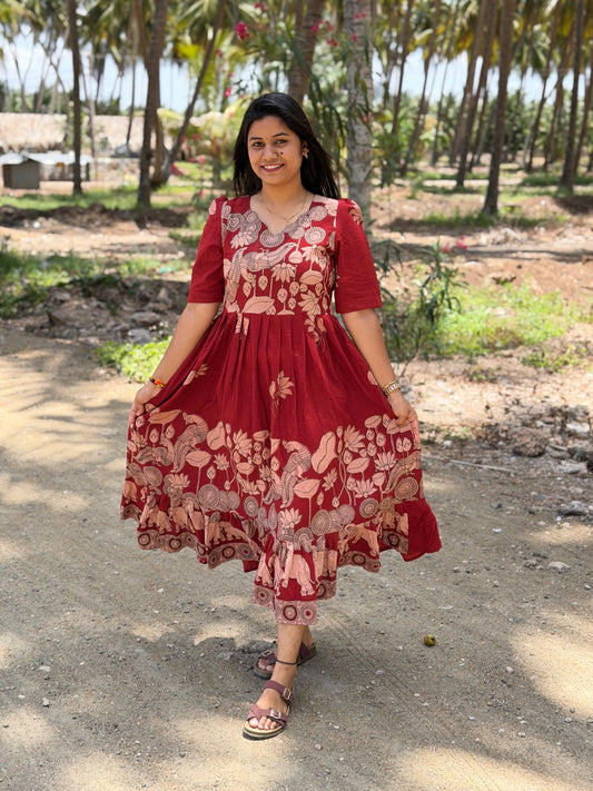 Kalamkari Frock KF03
