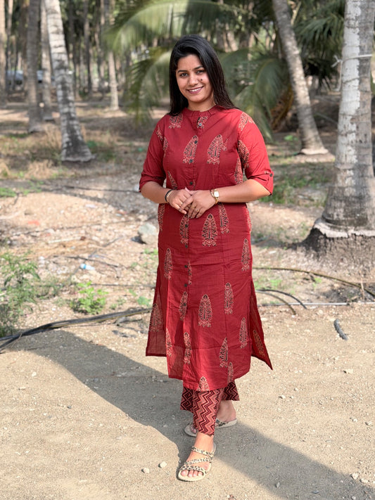 A  Line Cotton Kurti  AL123