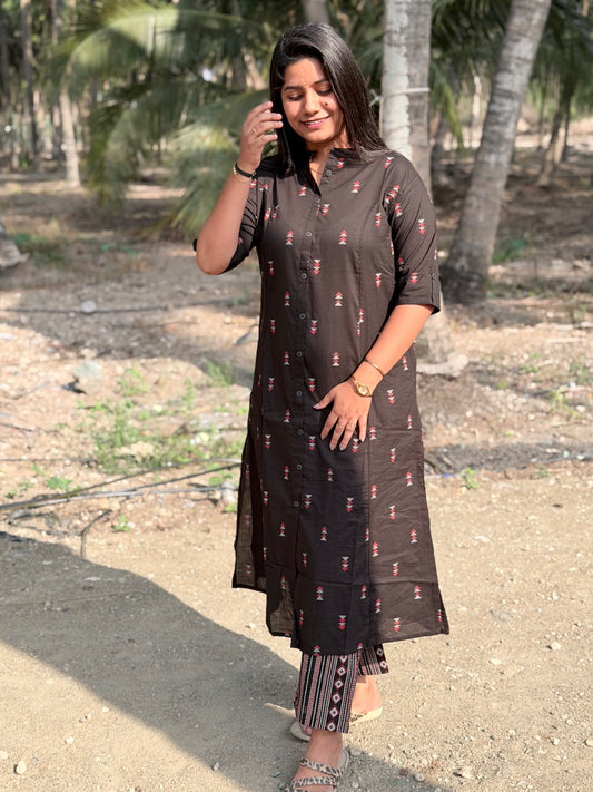 A  Line Cotton Kurti  AL119